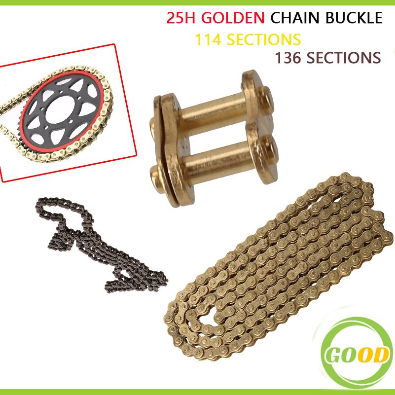 25H 114 Chain Gold 25H 136 Bla - огляд і ціна Bike Chain