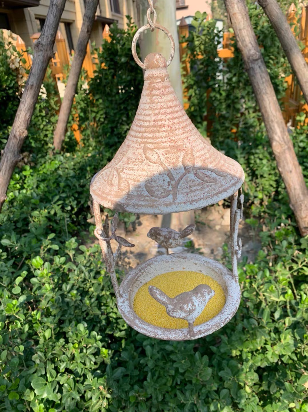 Hanging Bird Feeder, Rustic Vi - огляд і ціна Xcm Chain