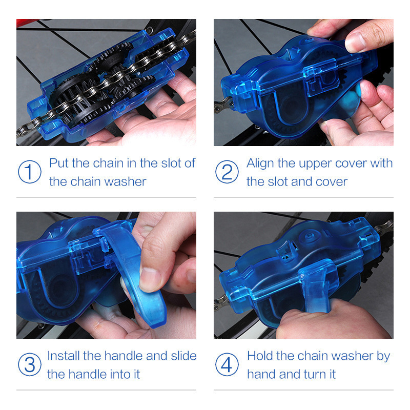 3Pcs Bicycle Chain Cleaner Kit - огляд і ціна Chain Sprocket Set