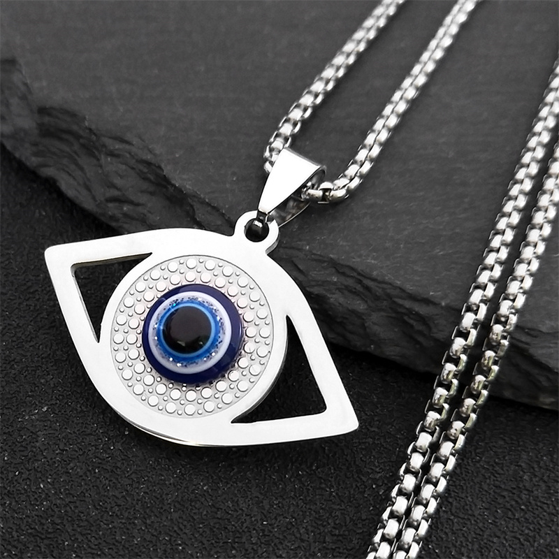 Islam Hamsa Evil Blue Eye Neck - огляд і ціна Steel Chain