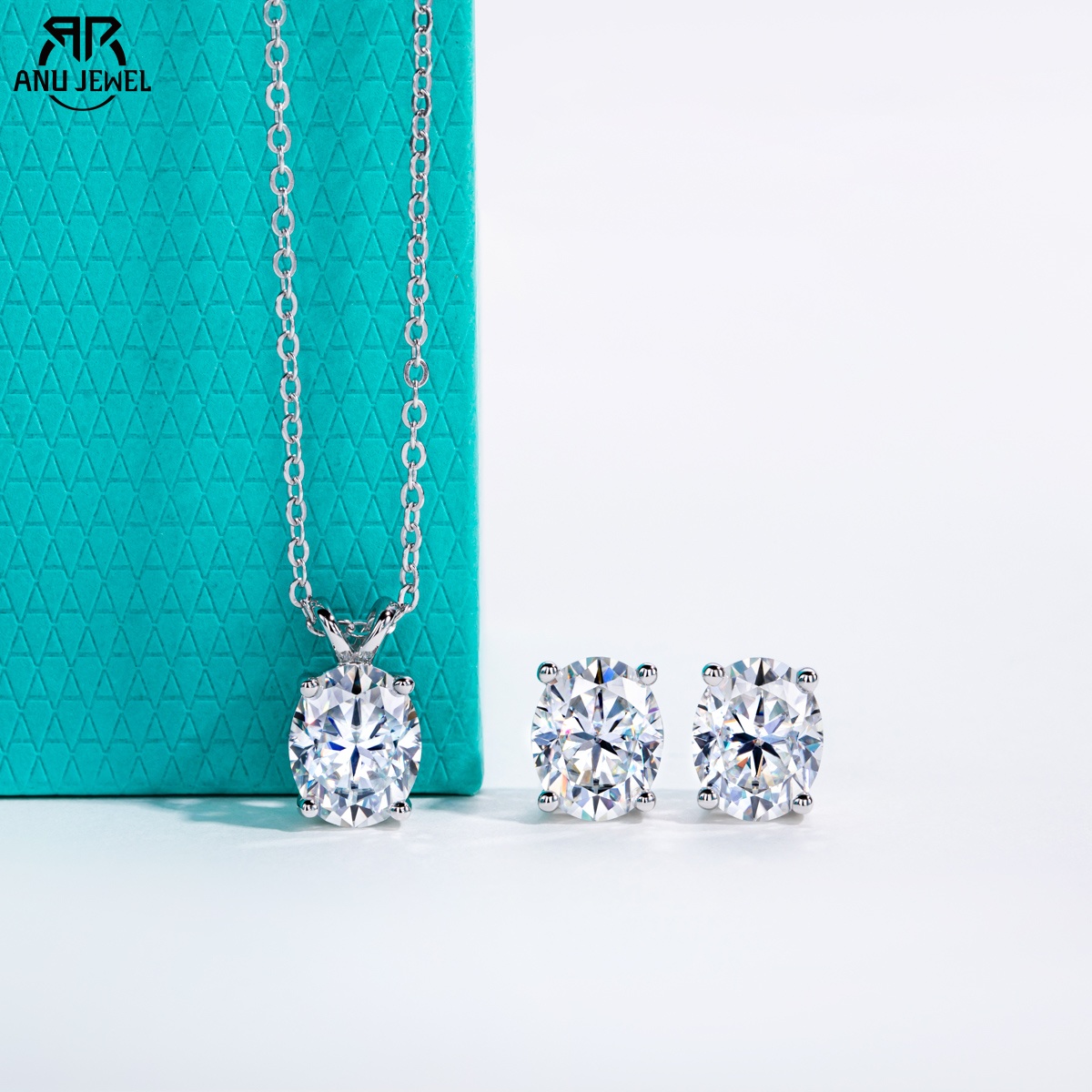 AnuJewel 2-5ct Oval Moissanite - огляд і ціна Ansi Chain